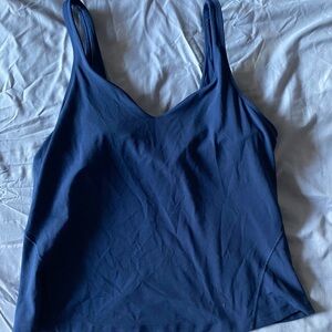 Navy blue lululemon align tank top
